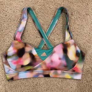 Adidas sports bra with pads